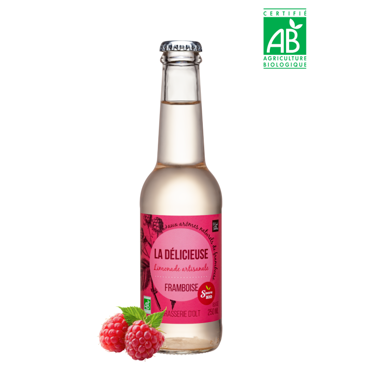 Limonade Bio Framboise 25cl