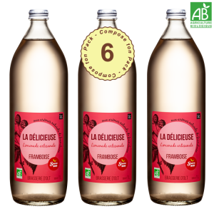 Pack 6 Limonades Bio Framboise 1L