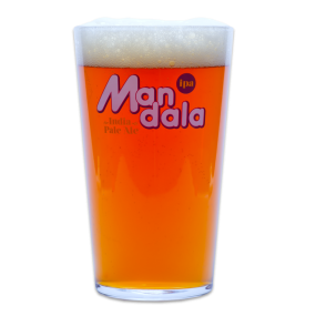 Carton de 6﻿ pintes "Mandala"﻿ Ce verre d'une contenance de 50cl est le plus approprié à la dégustation de notre IPA   