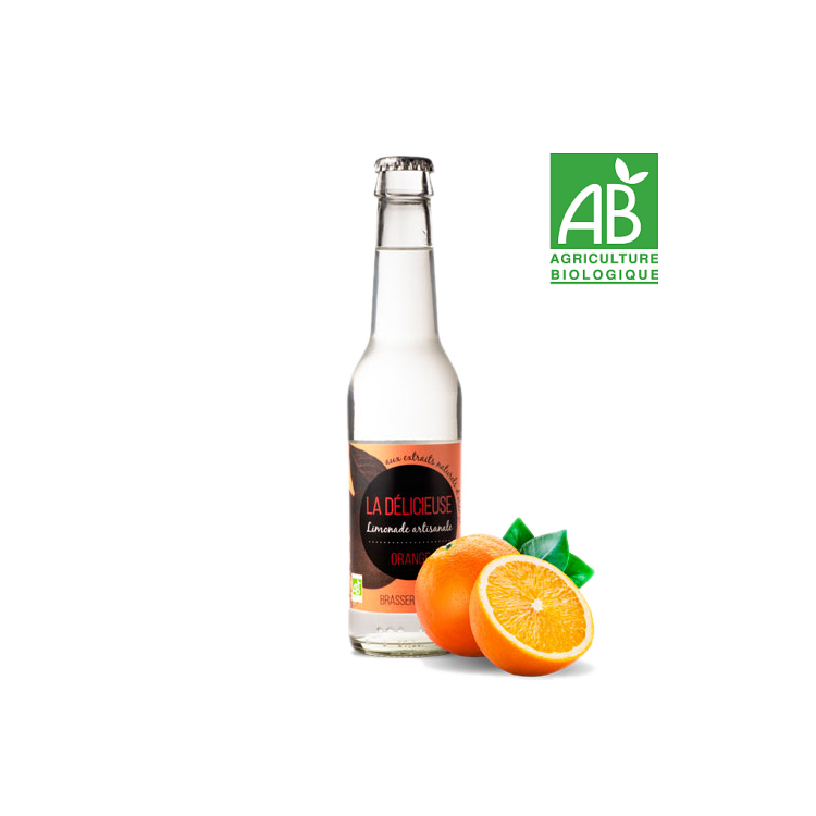 Limonade artisanale aux extraits naturels d’orange﻿ ﻿ Caractéristiques limonade artisanale BIO produite avec l’eau des B
