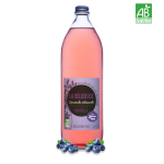 Limonade BIO aux extraits naturels de myrtille   Caractéristiques : limonade artisanale BIO produite avec l’eau des Bora