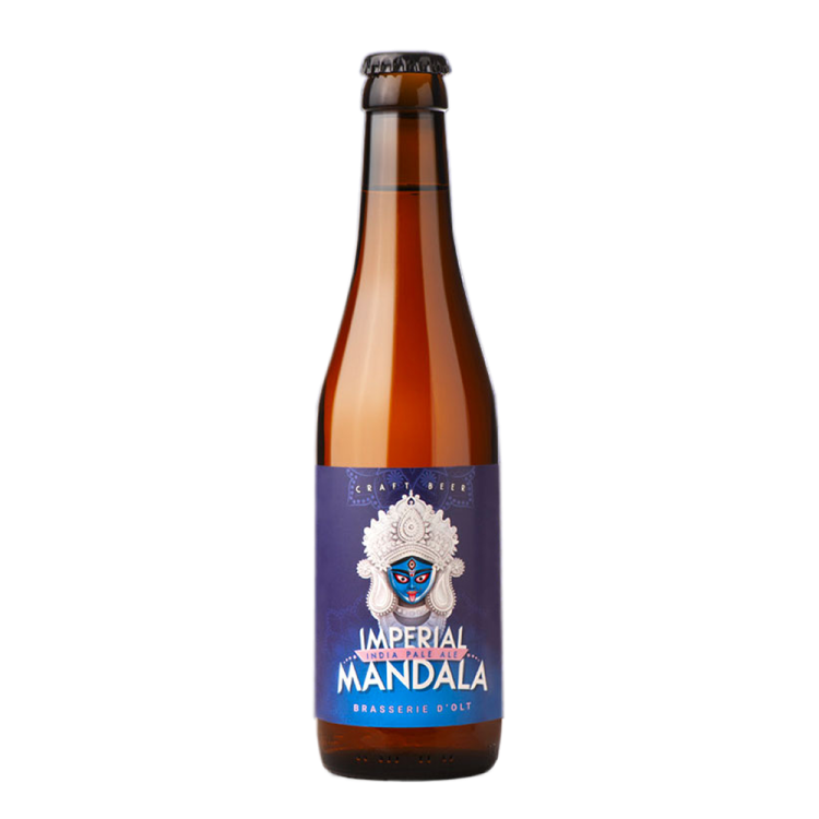 Compose ton pack personnalisable Bière IMPERIAL MANDALA Double IPA Délicieusement amères (35 IBU), les India Pale Ales 