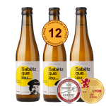 Pack 12 Bières Sabetz Que Leu 33cl Enfants, lorsque nous étions trop turbulents, mon grand-père levait son béret et anno