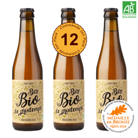 12 Bières Bio de Printemps Fruitée et très aromatique, notre BIO de Printemps marque l’arrivée des beaux jours. Des save