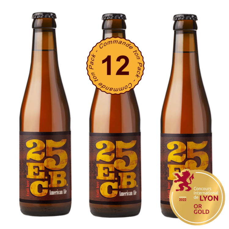12 Bières Twenty Five 25 EBC Découvrez l'association d’arômes surprenant de cette bière au goût unique ! Inspirée de l’e